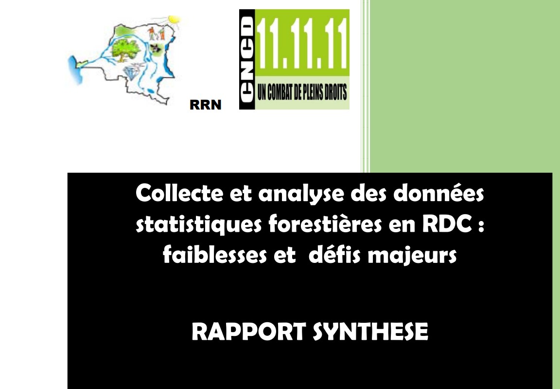 Collecte et analyse des données statistiques forestières en RDC : faiblesses et défis majeurs